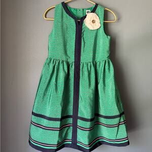 Janie and Jack green sleeveless party dress‎
